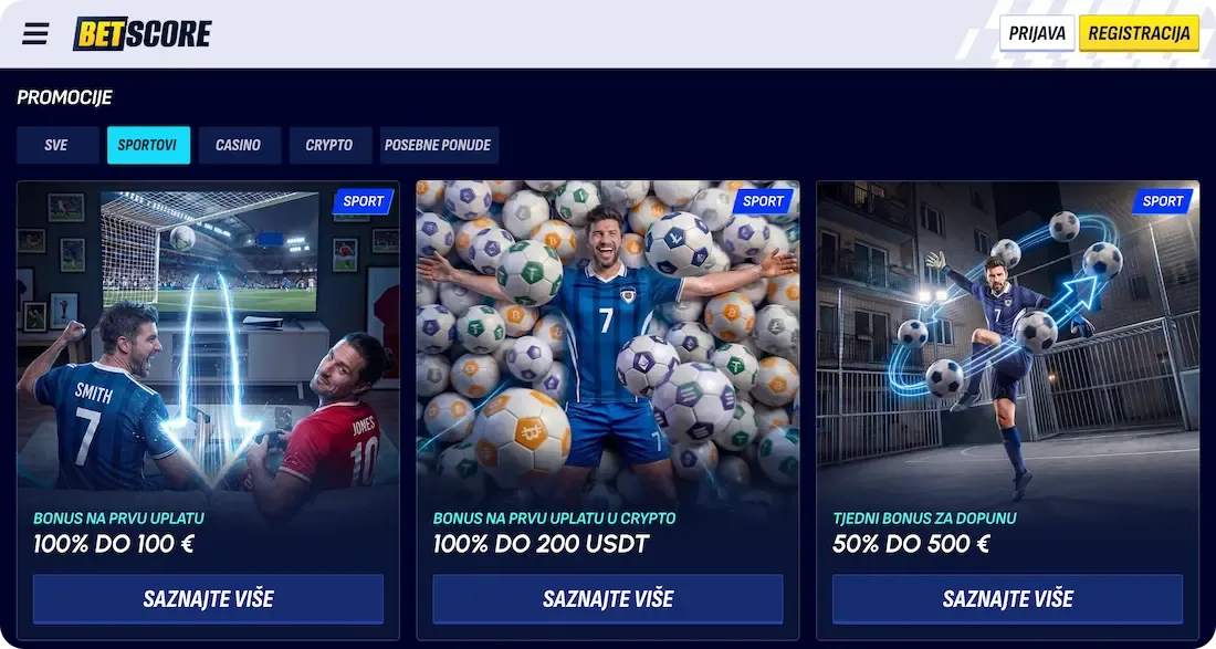 betscore casino sport