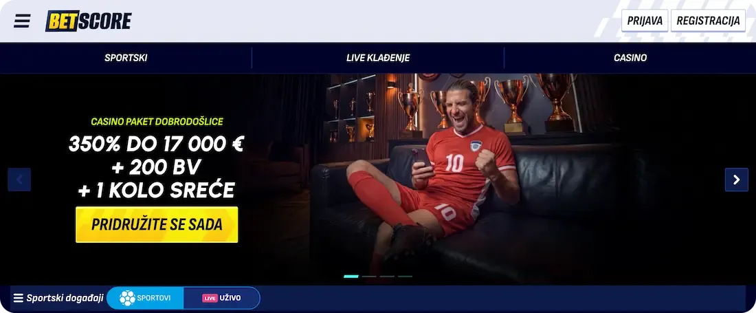 betscore casino stranica